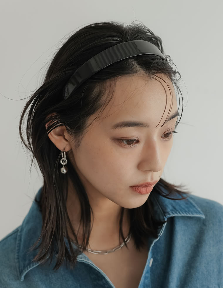 べっ甲風アクリルカチューシャ - ヘアアクセサリー通販 | 人気