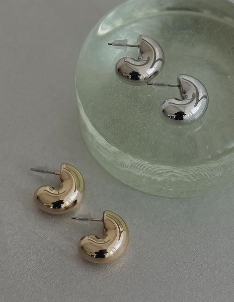 エリテ シルバー カーブ エンブレム ピアス M カーブシールドピアス - アクセサリー通販 | 人気レディース