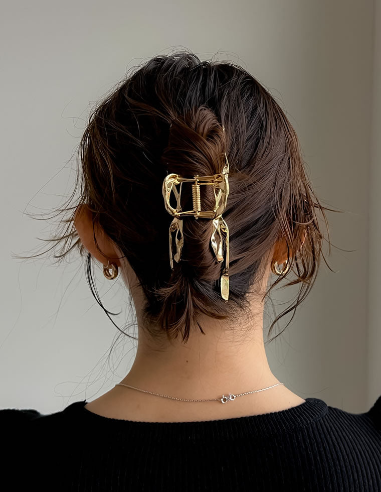 リボンデザインバレッタ - ヘアアクセサリー通販 | 人気レディース