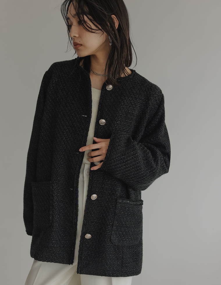 LOUNGEDRESS（ラウンジドレス）の「ツイードジャケット（ノー