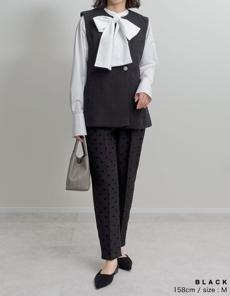 ダブルシルバー釦ツイードベスト - ジャケット/アウター通販 | 人気