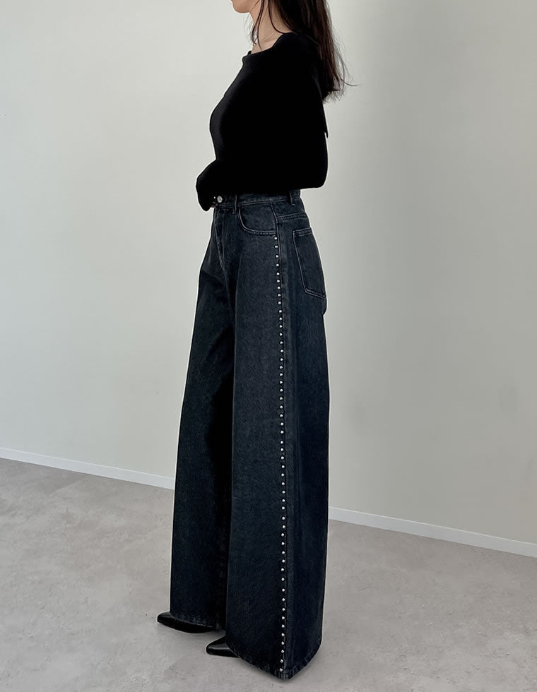 アシメオフショルダーリブニットトップス - トップス通販 | 人気