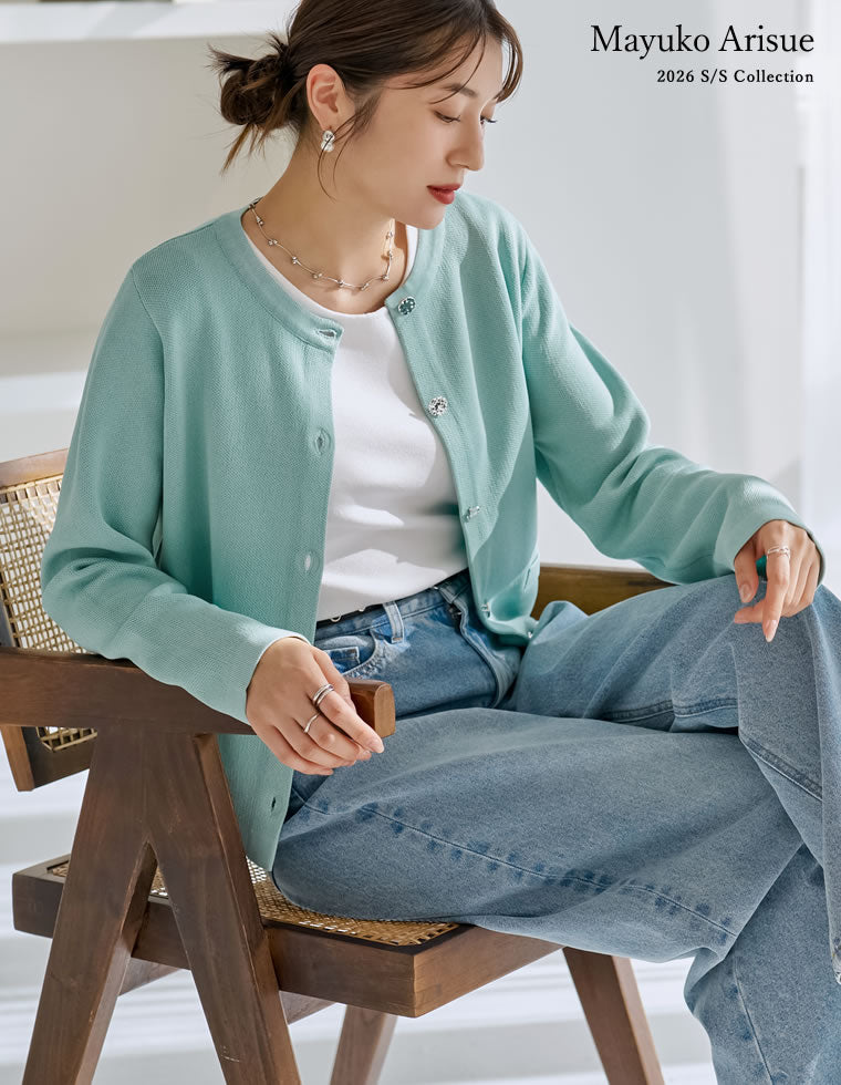 メタリックボタンカーディガン - トップス通販 | 人気レディース