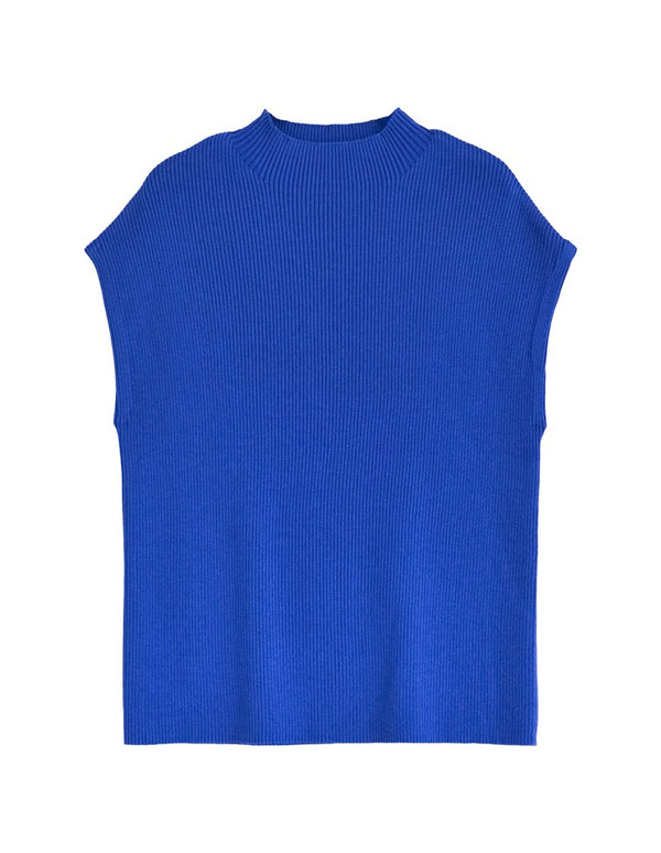 【TIME SALE 30%OFF ¥3,298⇒¥2,308】[涼感]レーヨンブレンドボトルネックフレンチスリーブニットトップス[mb] トップス 人気レディースファッション通販 リエディ