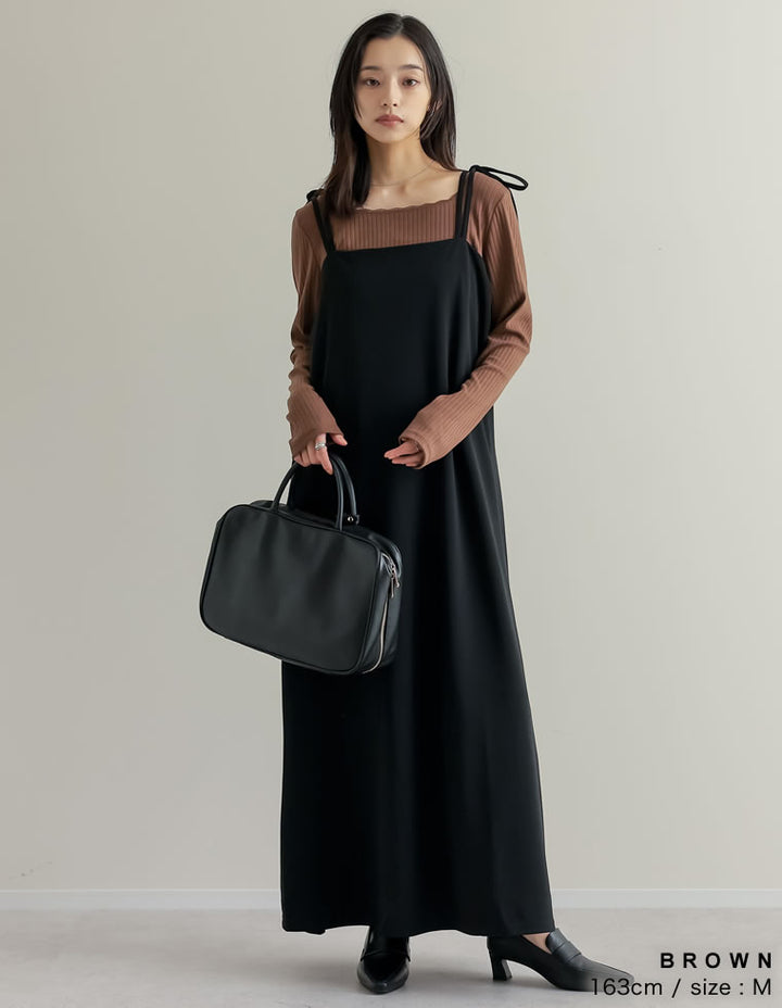 【TIME SALE 30%OFF ¥2,998⇒¥2,098】[2025SS COLLECTION]ワイドリブカットソーレーストリムスクエアネックトップス トップス 人気レディースファッション通販 リエディ