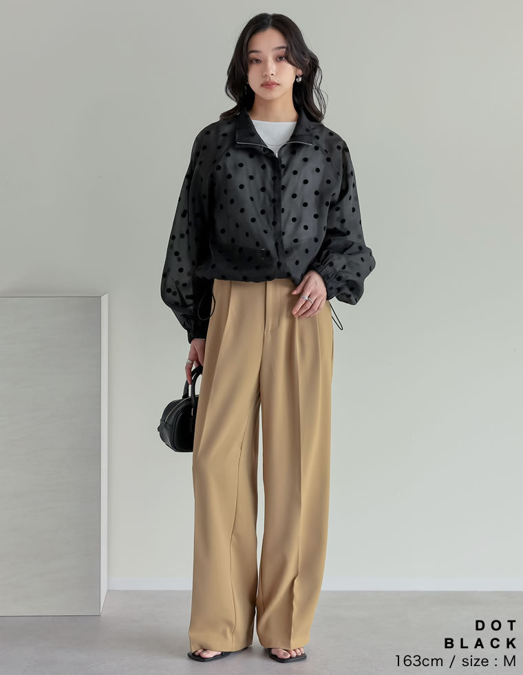 シアーZIPブルゾン - ジャケット/アウター通販 | 人気レディース