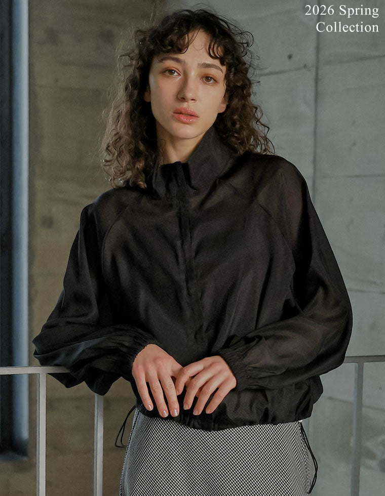 シアーZIPブルゾン - ジャケット/アウター通販 | 人気レディース