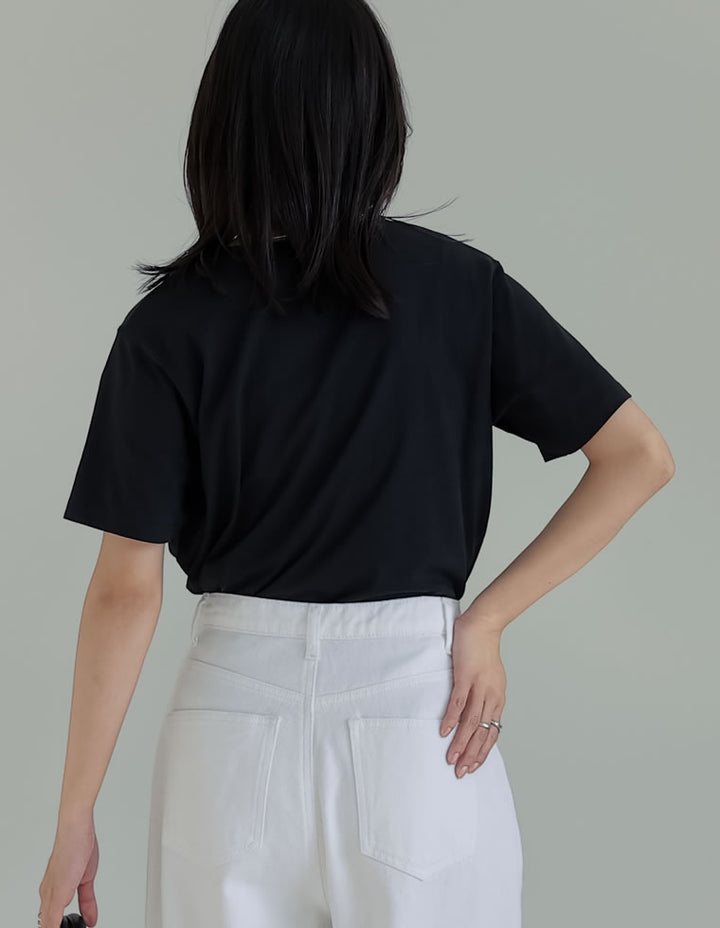 【TIME SALE 25%OFF ¥2,498⇒¥1,873】[2025 SUMMER COLLECTION][UVカット][接触冷感][紫外線対策]MON CHERIロゴTシャツ[mb] トップス 人気レディースファッション通販 リエディ