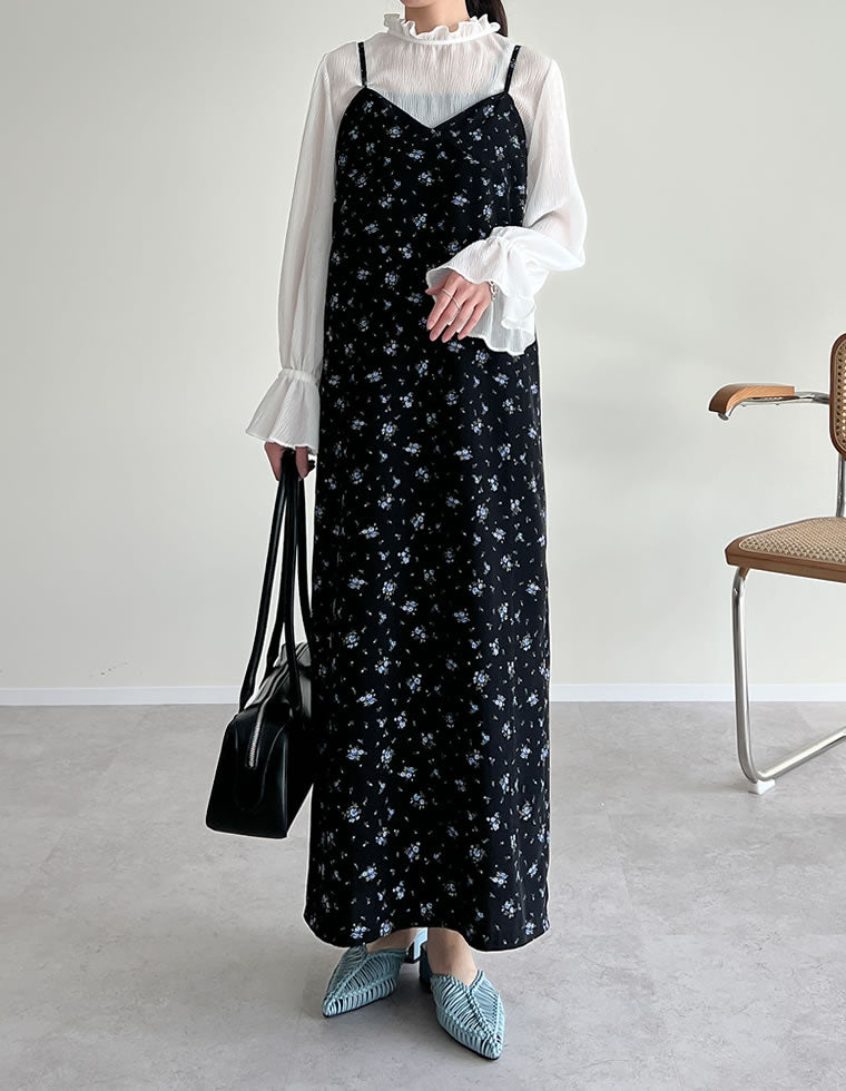 デシン柄キャミソールワンピース - ワンピース通販 | 人気レディース