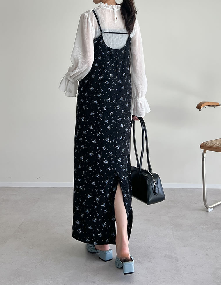 デシン柄キャミソールワンピース - ワンピース通販 | 人気レディース