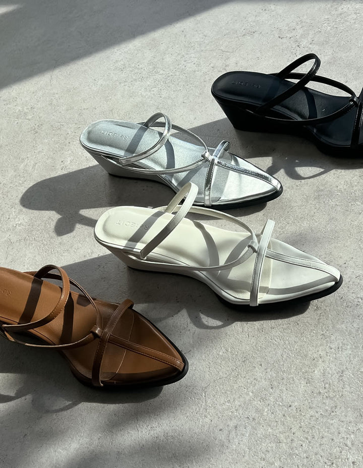 【TIME SALE 20%OFF ¥5,498⇒¥4,398】[大きいサイズ有]Tストラップウェッジソールローヒールサンダル シューズ 人気レディースファッション通販 リエディ