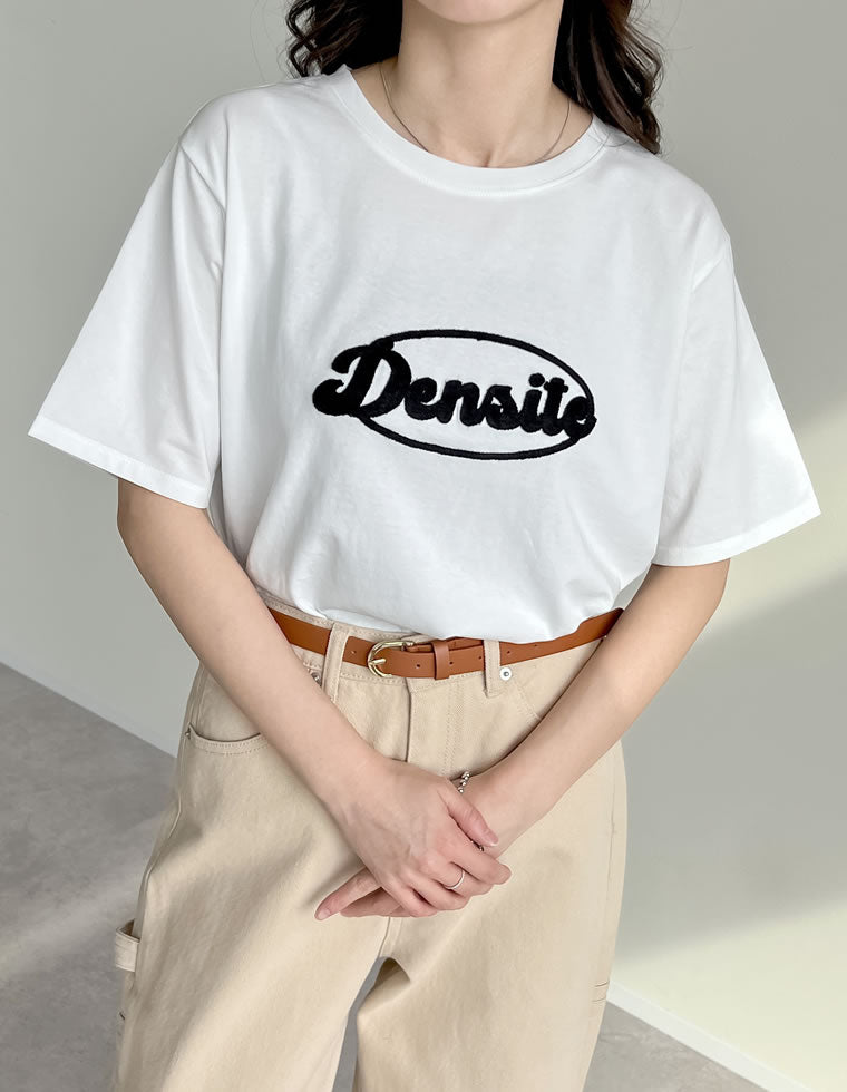チェーン刺繍ロゴTシャツ - トップス通販 | 人気レディース