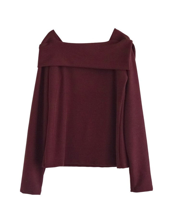 【TIME SALE 20%OFF】[ブラ紐隠し]スムースリブアシンメトリーオフショルダートップス トップス 人気レディースファッション通販 リエディ