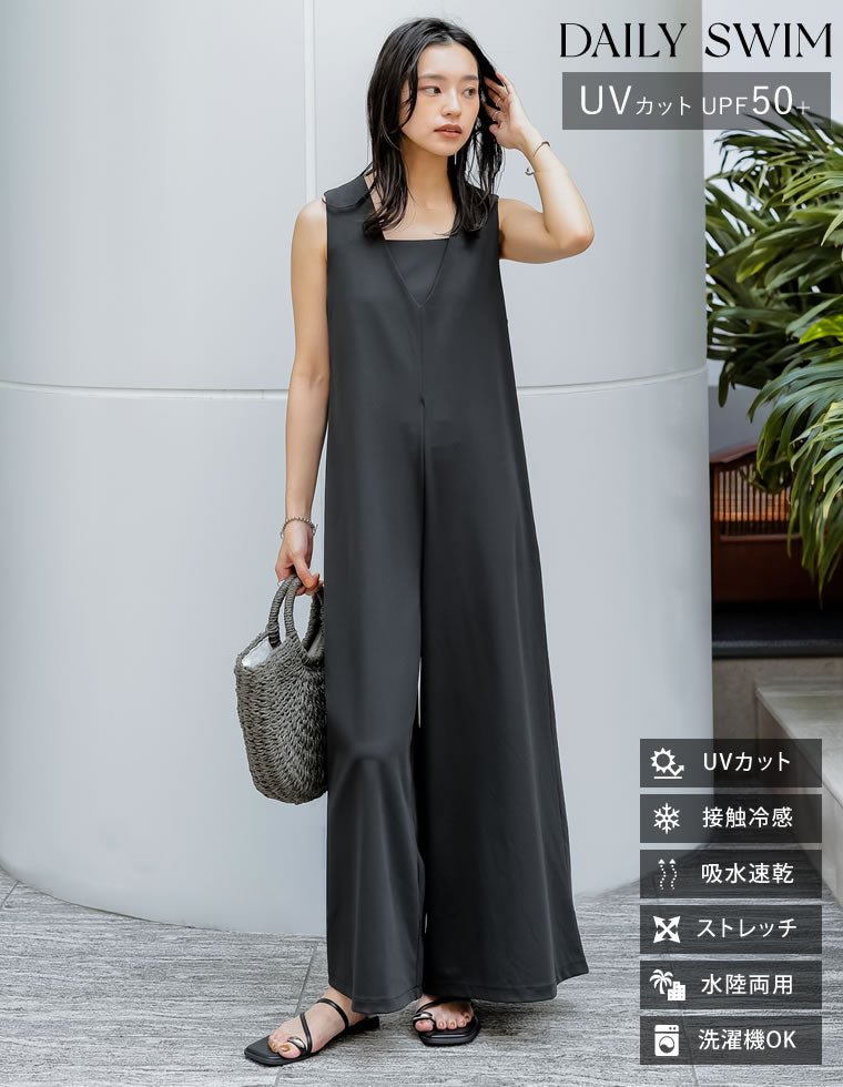 ラッシュガードVネックオールインワン - 水着/着物・浴衣通販 | 人気