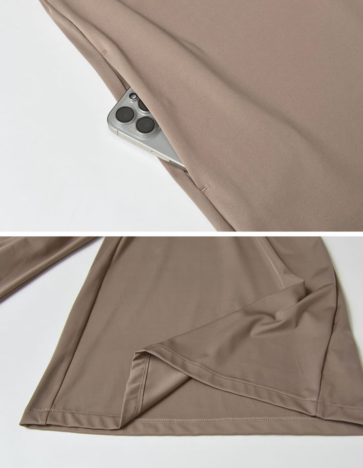 【TIME SALE 35%OFF ¥5,998⇒¥3,898】[UVカット][接触冷感][速乾][水陸両用][DAILY SWIM][低身長/高身長サイズ有]ラッシュガードVネックオールインワン[返品交換不可] 水着/着物・浴衣 人気レディースファッション通販 リエディ