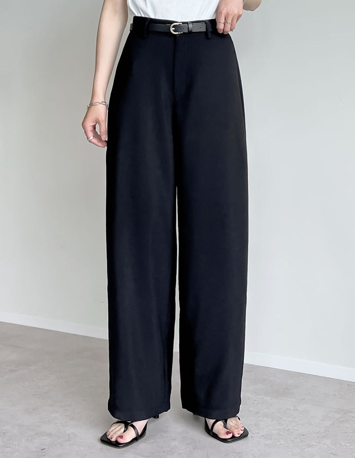 【TIME SALE 50%OFF ¥4,998⇒¥2,499】[夏の体型カバーに◎][低身長/高身長/大きいサイズ有]アンクルソフトカーブパンツ パンツ 人気レディースファッション通販 リエディ
