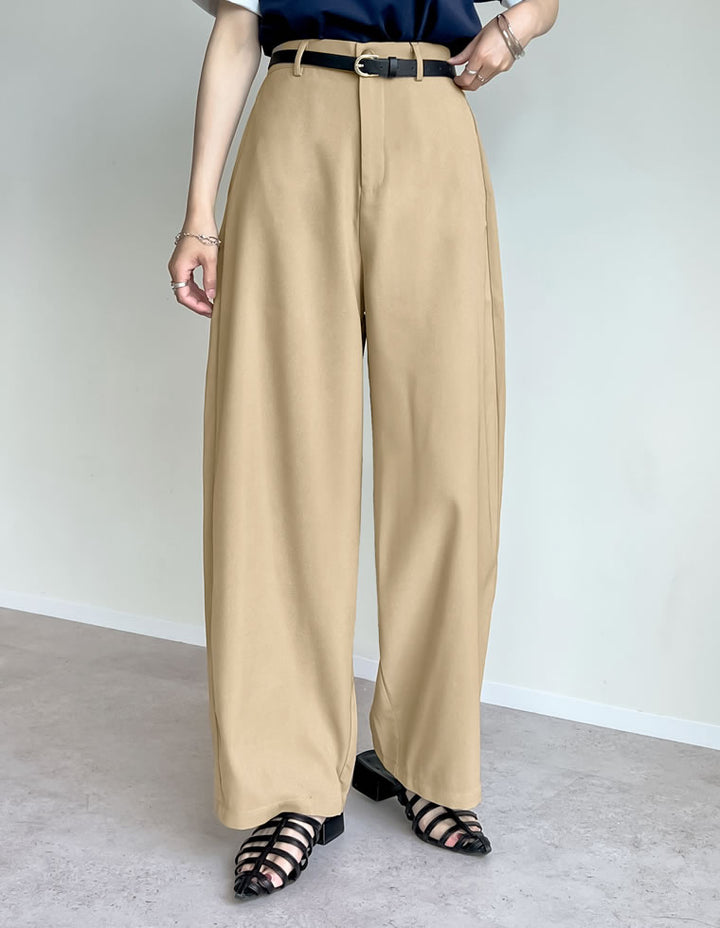 【TIME SALE 50%OFF ¥4,998⇒¥2,499】[夏の体型カバーに◎][低身長/高身長/大きいサイズ有]アンクルソフトカーブパンツ パンツ 人気レディースファッション通販 リエディ