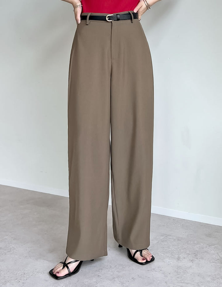 【TIME SALE 50%OFF ¥4,998⇒¥2,499】[夏の体型カバーに◎][低身長/高身長/大きいサイズ有]アンクルソフトカーブパンツ パンツ 人気レディースファッション通販 リエディ