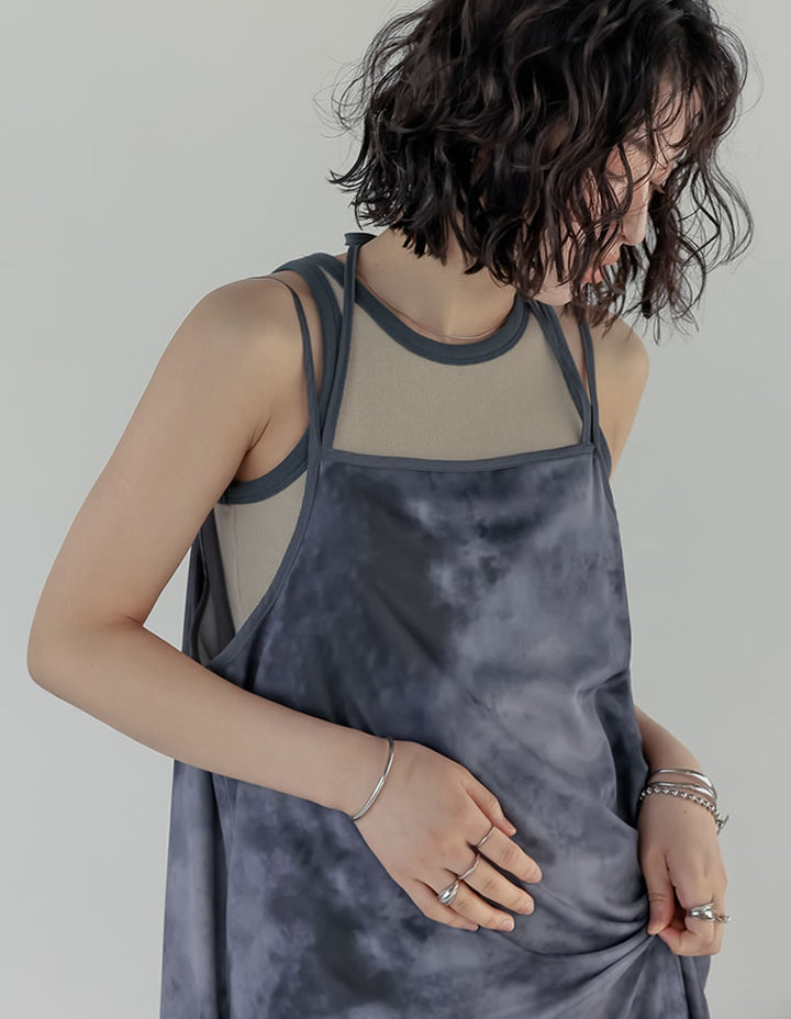 【TIME SALE 30%OFF ¥3,298⇒¥2,308】[2025 SUMMER COLLECTION]テレコリブカップ付きバイカラーアメスリタンク[返品交換不可][mb] トップス 人気レディースファッション通販 リエディ