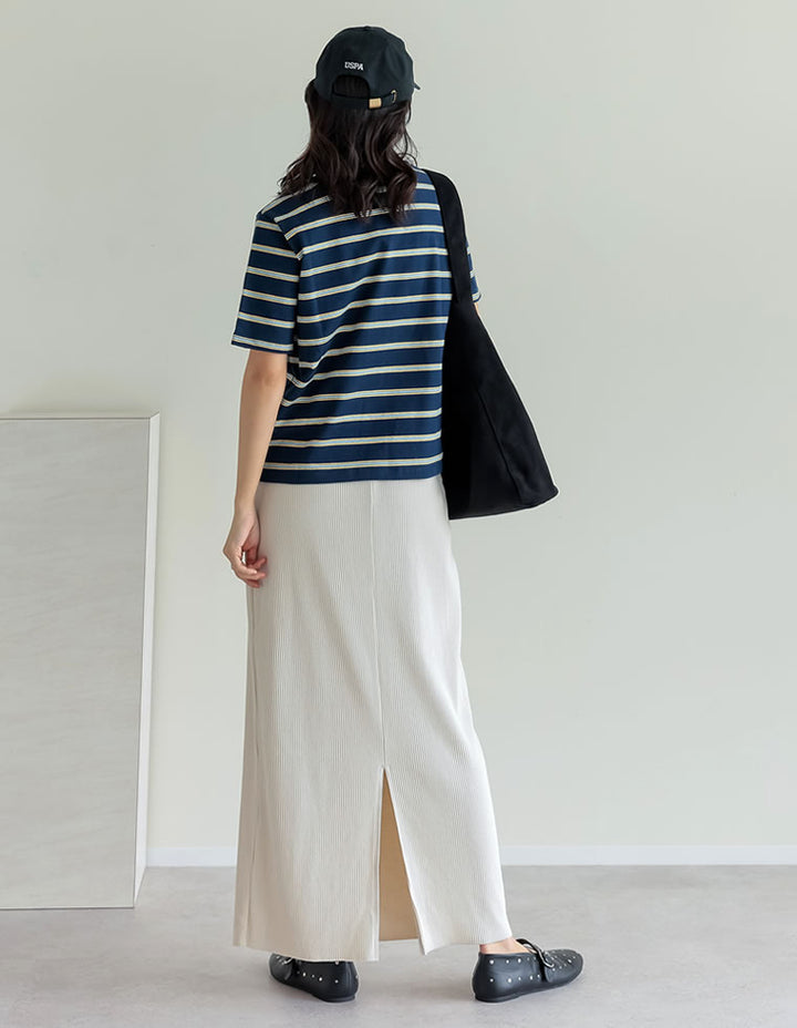 【TIME SALE 20%OFF ¥2,998⇒¥2,398】コットンブレンドボーダーor花柄Ｔシャツ[mb] トップス 人気レディースファッション通販 リエディ