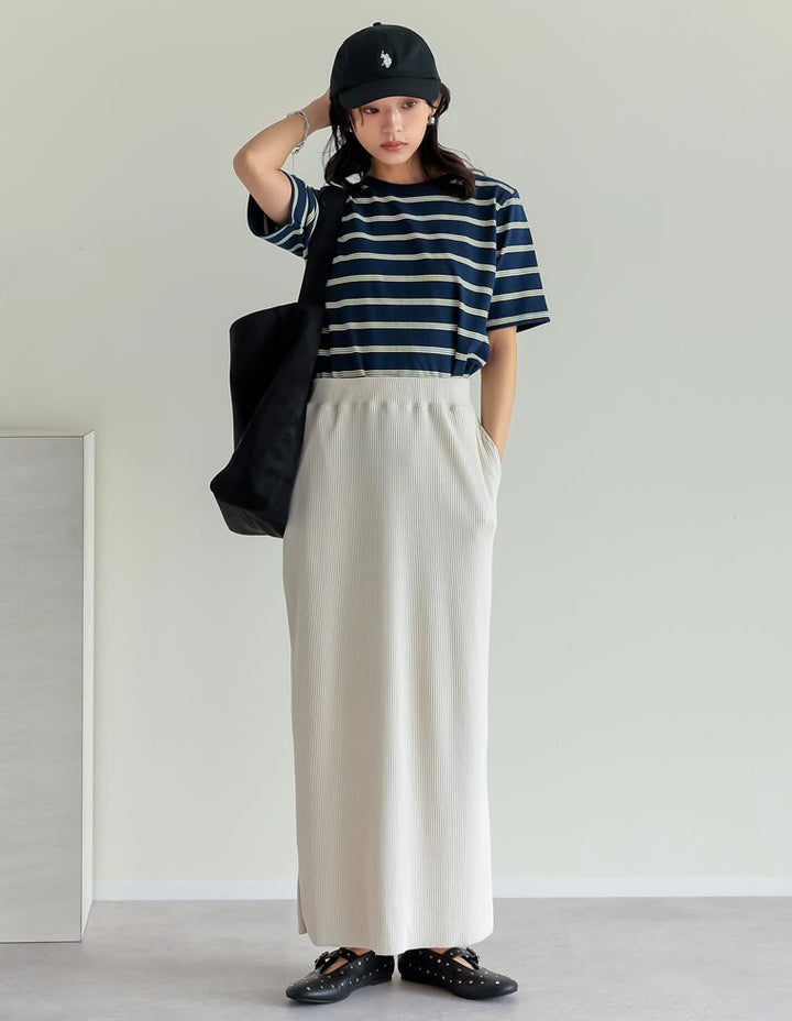 【TIME SALE 20%OFF ¥2,998⇒¥2,398】コットンブレンドボーダーor花柄Ｔシャツ[mb] トップス 人気レディースファッション通販 リエディ