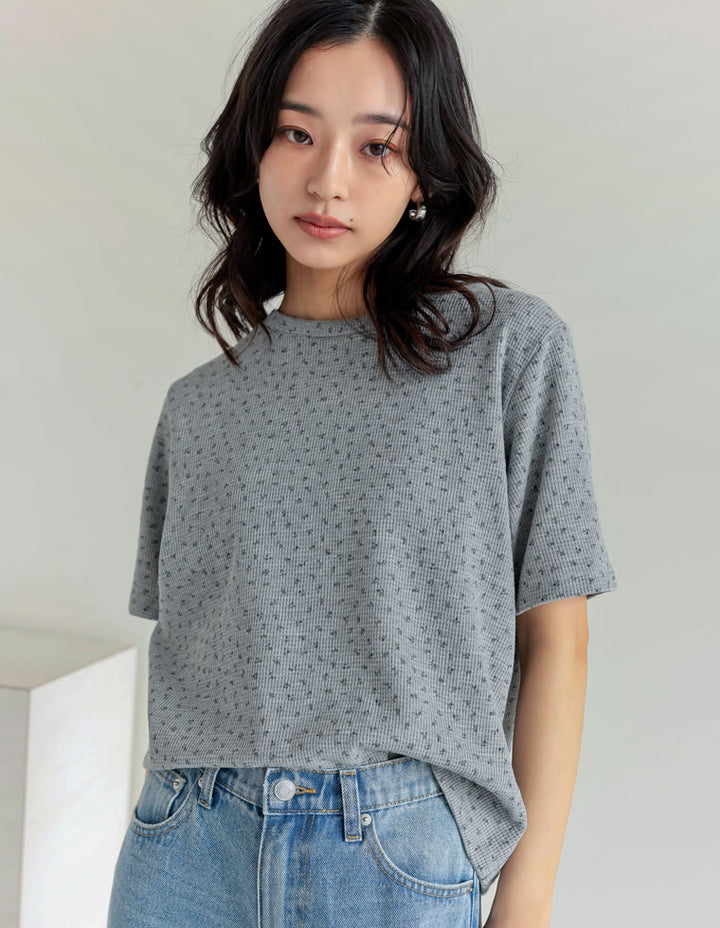 【TIME SALE 20%OFF ¥2,998⇒¥2,398】コットンブレンドボーダーor花柄Ｔシャツ[mb] トップス 人気レディースファッション通販 リエディ
