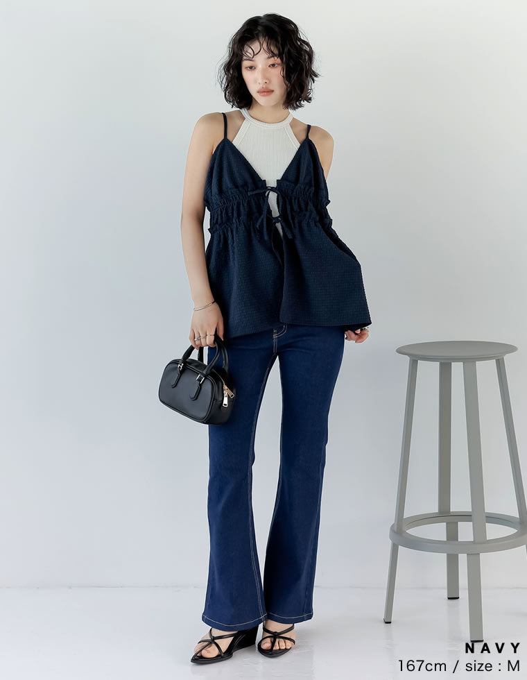 ギンガムチェックキャミソール - トップス通販 | 人気レディース