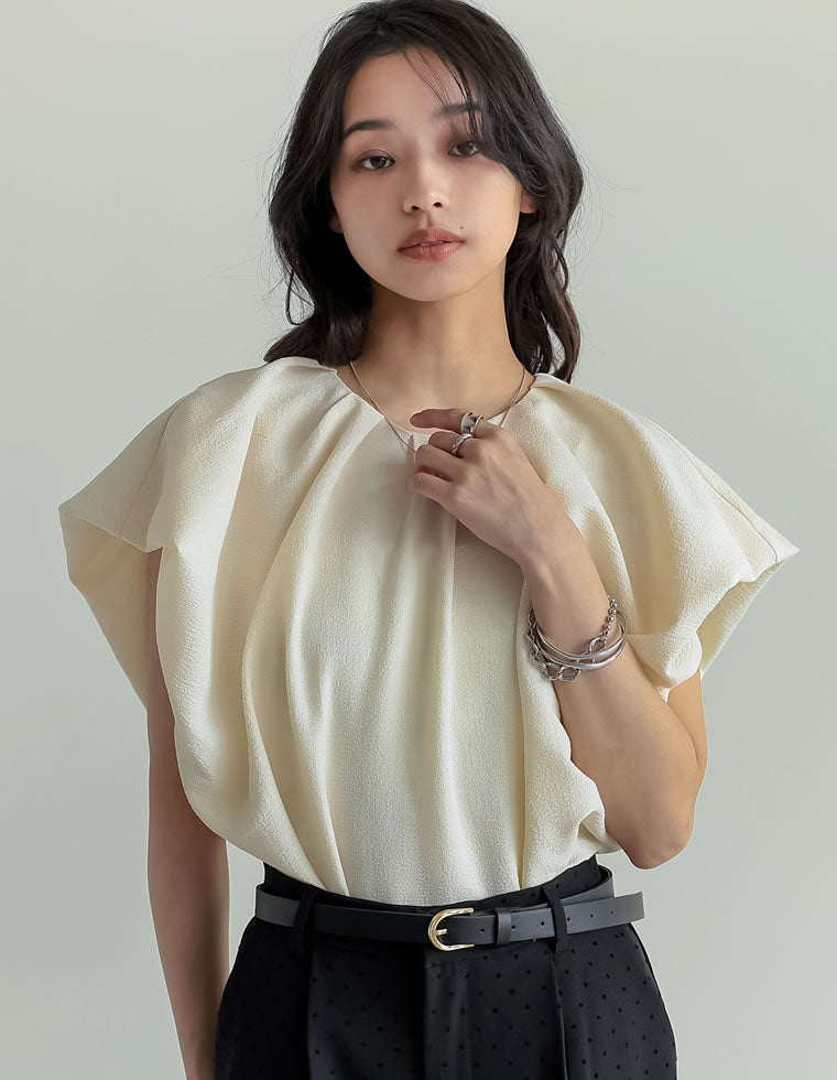 サッカー袖バルーンブラウス - トップス通販 | 人気レディース