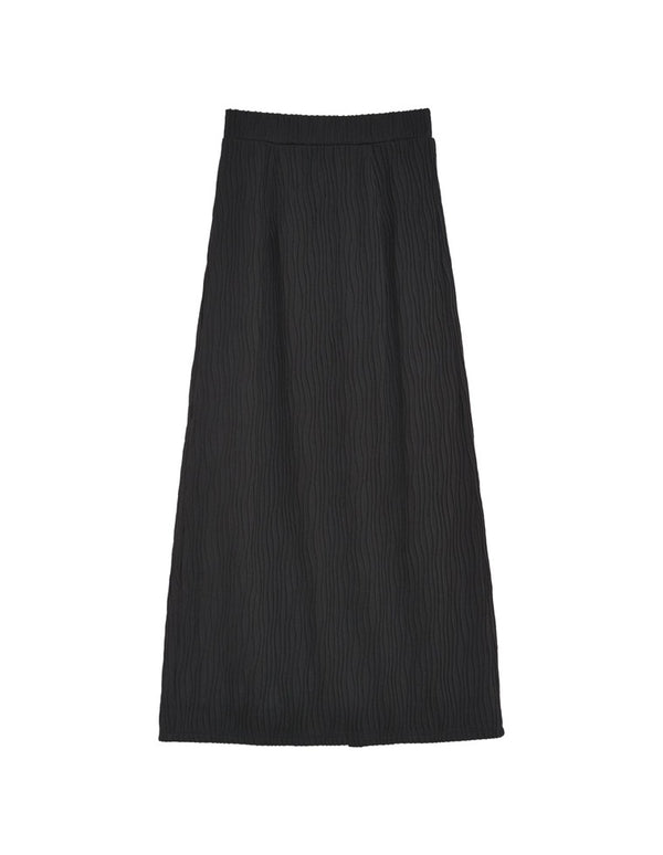 【TIME SALE 20%OFF ¥3,979⇒¥3,183】[低身長/高身長サイズ有][セットアップ対応]ウェーブカットジャガードナロースカート スカート 人気レディースファッション通販 リエディ