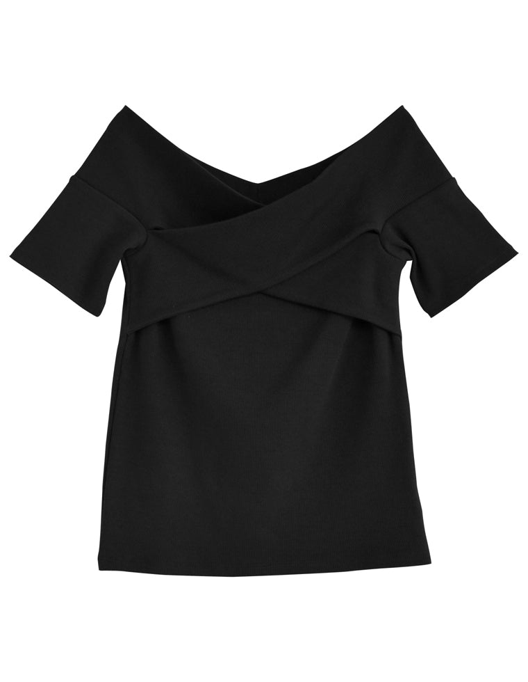 tシャツ OFF SHOULDER 2WAY トップス レディース 2WAYオフショルクロストップス - トップス通販 | 人気レディース