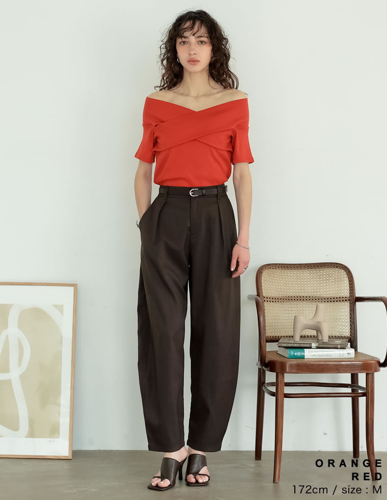 2WAYオフショルクロストップス - トップス通販 | 人気レディース