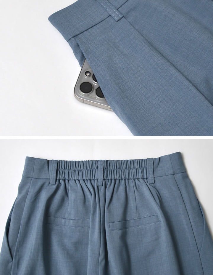 【TIME SALE 20%OFF ¥4,998⇒¥3,998】[2025 SUMMER COLLECTION][低身長/高身長サイズ有][洗える][セットアップ対応]リネンライクタックバレルレッグパンツ パンツ 人気レディースファッション通販 リエディ