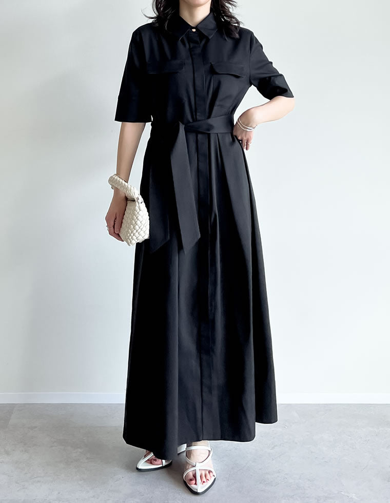 リネンライクシャツワンピース - ワンピース通販 | 人気レディース