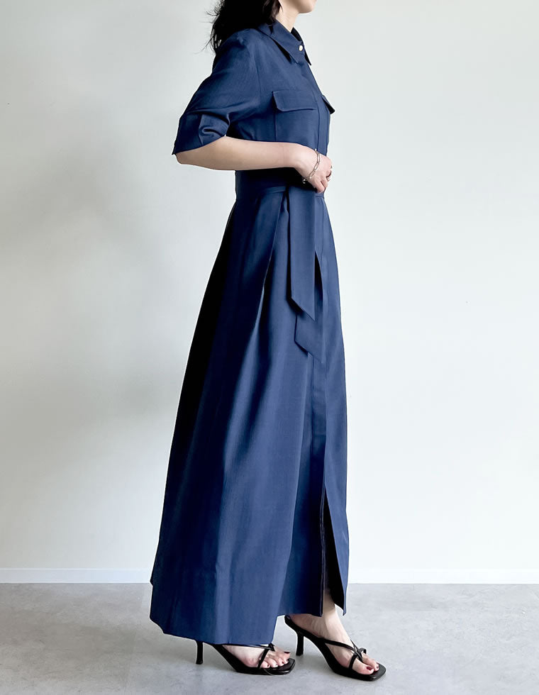 リネンライクシャツワンピース - ワンピース通販 | 人気レディース