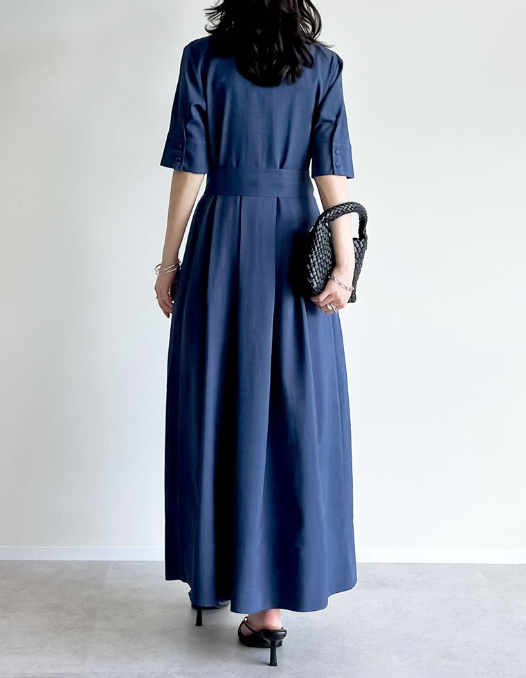 リネンライクシャツワンピース - ワンピース通販 | 人気レディース