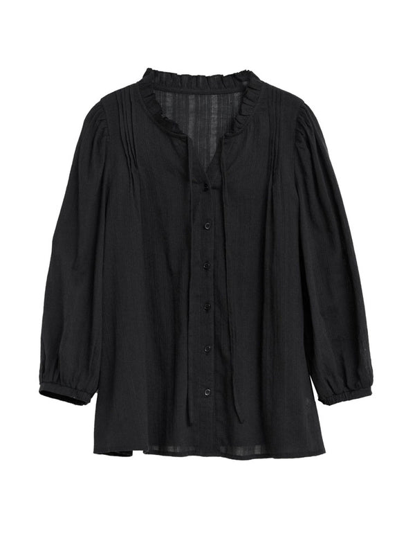 【TIME SALE 20%OFF ¥4,998⇒¥3,998】[2025 SUMMER COLLECTION]コットンシアーストライプブラウス[mb] トップス 人気レディースファッション通販 リエディ