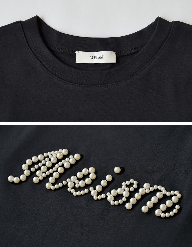 スムースコットンパールロゴTシャツ - トップス通販 | 人気レディース