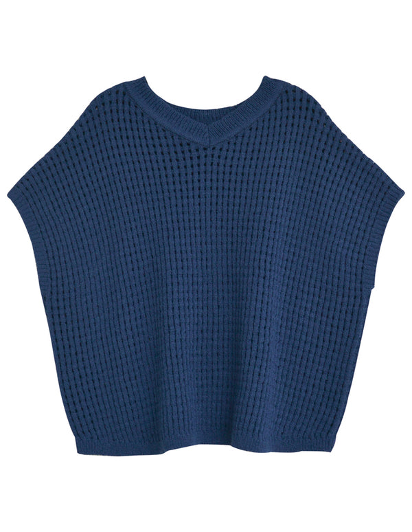 【TIME SALE 10%OFF ¥3,498⇒¥3,148】[2025 SUMMER COLLECTION]前後2WAYメッシュニットトップス トップス 人気レディースファッション通販 リエディ