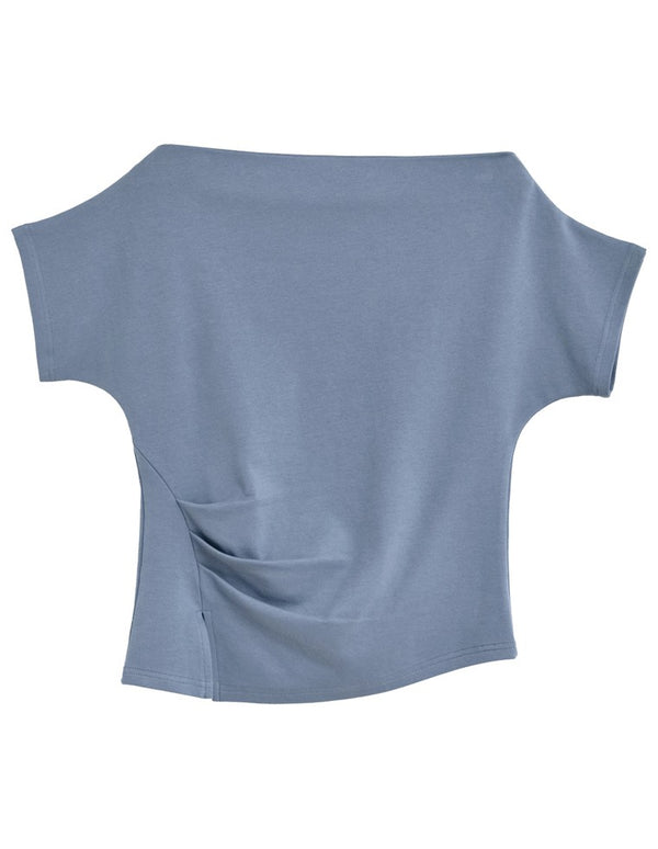 【TIME SALE 20%OFF ¥3,979⇒¥3,183】[2025 SUMMER COLLECTION][接触冷感]マシュマロカットソーワンショルダーTシャツ[mb] トップス 人気レディースファッション通販 リエディ