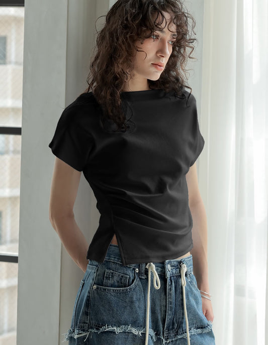 【TIME SALE 20%OFF】[接触冷感]マシュマロカットソーワンショルダーTシャツ[mb] トップス 人気レディースファッション通販 リエディ