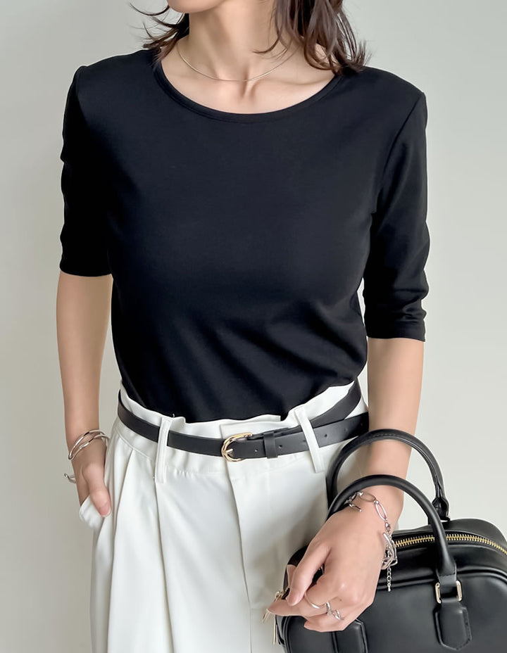 【TIME SALE 10%OFF ¥2,998⇒¥2,698】バックオープン前後2WAY天竺カットソーＴシャツ[mb] トップス 人気レディースファッション通販 リエディ