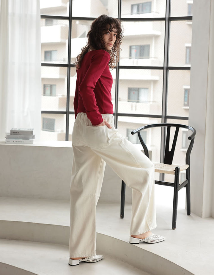 【TIME SALE 20%OFF ¥4,499⇒¥3,599】[2025 SUMMER COLLECTION]リブカットソースナップボタンカーディガン トップス 人気レディースファッション通販 リエディ