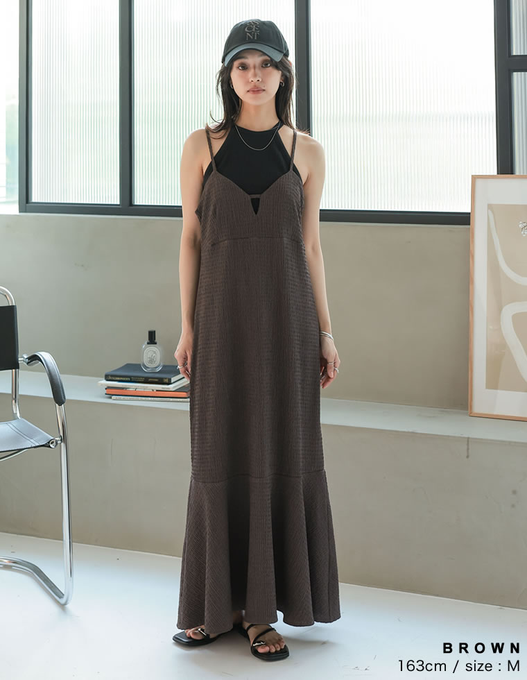 OBLIカットジャガードワンピース セール】カットジャガードワンピース（ワンピース）｜Limue