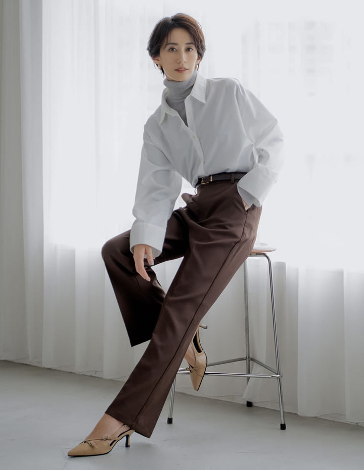 ≪20日11:59まで！期間限定ポイント10%UP対象≫[2025AW COLLECTION][2点セット]ブロードオーバーサイズビスチェ付きシャツ[mb] トップス 人気レディースファッション通販 リエディ