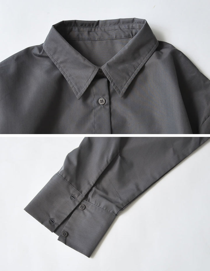 ≪20日11:59まで！期間限定ポイント10%UP対象≫[2025AW COLLECTION][2点セット]ブロードオーバーサイズビスチェ付きシャツ[mb] トップス 人気レディースファッション通販 リエディ