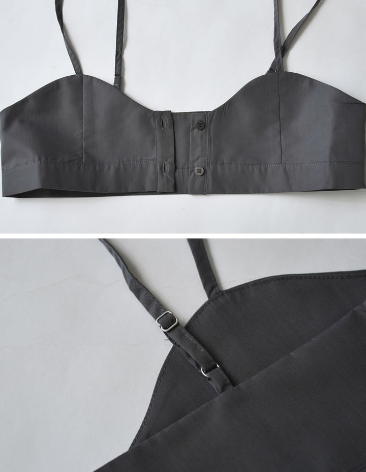 ≪20日11:59まで！期間限定ポイント10%UP対象≫[2025AW COLLECTION][2点セット]ブロードオーバーサイズビスチェ付きシャツ[mb] トップス 人気レディースファッション通販 リエディ