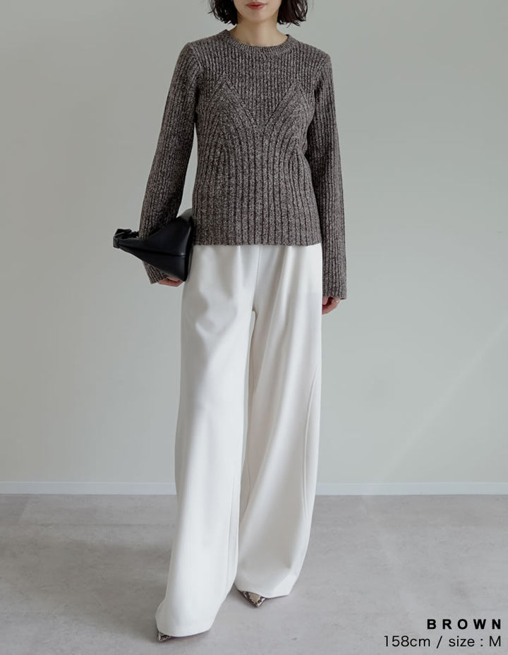 ミックスニットビスチェ見えトップス トップス 人気レディースファッション通販 リエディ