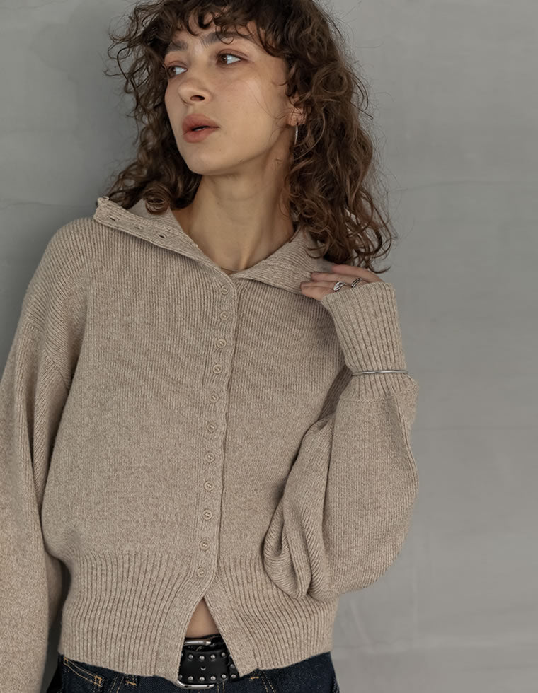 【RITTO /リット】別注 ミックスニット カーディガン RITTO /リット】別注 ミックスニット カーディガン