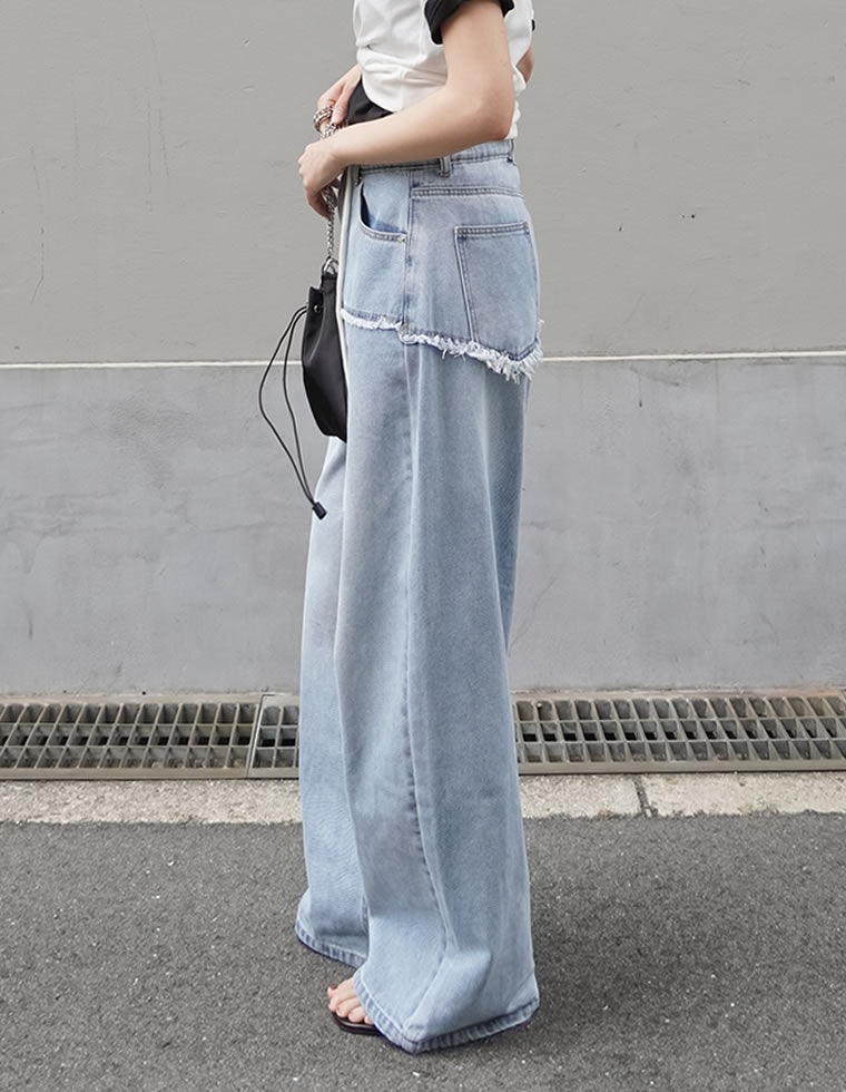 ロープベルト付きバレルレッグカーブパンツ - パンツ通販 | 人気