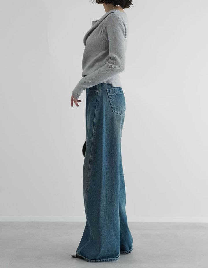 [2025AW COLLECTION]2WAYオフショルリブニットトップス トップス 人気レディースファッション通販 リエディ